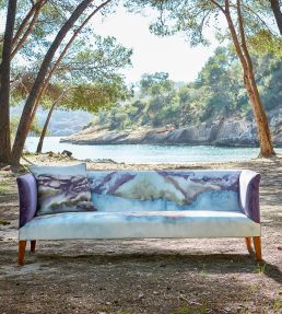 Kailani Fabric by Harlequin Mandarin/Fig
