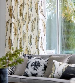Kinina Fabric by Harlequin Mandarin/Fig