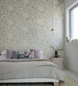 Coralline Wallpaper by Harlequin in Stone | Jane Clayton