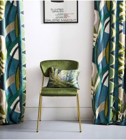 Atelier Fabric by Harlequin Emerald / Zest / Marine