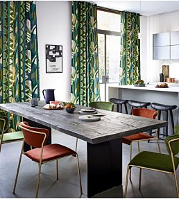 Atelier Fabric by Harlequin Emerald / Zest / Marine