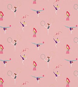 Balancing Act Fabric by Harlequin Blossom/Raspberry/Grape