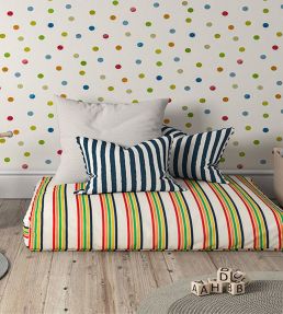 Carnival Stripe Fabric by Harlequin Navy