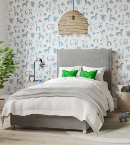 Funky Jungle Wallpaper by Harlequin Navy