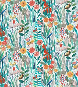 Hide and Seek Fabric by Harlequin Poppy/Marine/Ochre