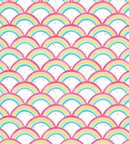 Rainbow Brights Wallpaper by Harlequin Cherry/Blossom/Pineapple/Sky