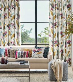 Llenya Fabric by Harlequin Honey/Jet/Jute