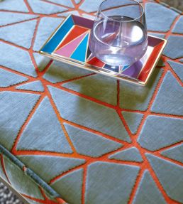 Zola Fabric by Harlequin Neptune / Cerise