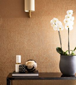 Tessen Wallpaper by Harlequin Bronze