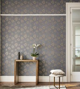 Marbelle Wallpaper by Harlequin French Grey/Brass