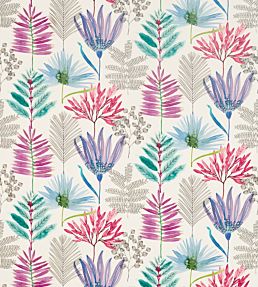 Yasuni Fabric by Harlequin Cerise/Lagoon