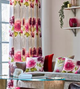 Zapara Fabric by Harlequin Cerise/Kiwi