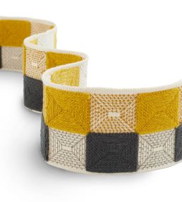 Hatchett Braid Trimming by James Hare Grey/Gold