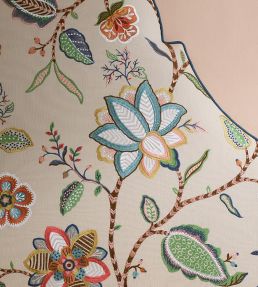 Havana Fabric by Jane Churchill Bright Red/Multi
