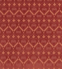 Hearts Fabric by Kirkby Design Ruby