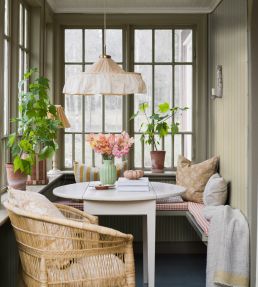 Hedda Wallpaper by Borastapeter Green/Blue