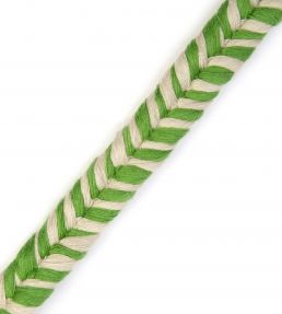 Helter Skelter Piping Trimming by Christopher Farr Cloth Green