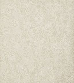 Hera Plume Wallpaper by Liberty Pewter White