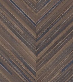Herringbone Wallpaper by Eijffinger Brown/Blue