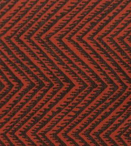 Herringbone Resist Fabric by Titley and Marr Teal & Terracotta