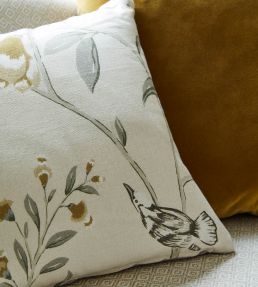 Hidcote Fabric by James Hare Pink/Green