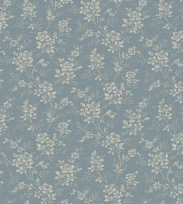 Hip Rose Wallpaper by Borastapeter Blue