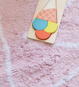 Hippy Rug by Lorena Canals Pink
