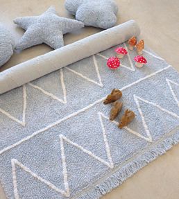 Hippy Rug by Lorena Canals Soft Blue
