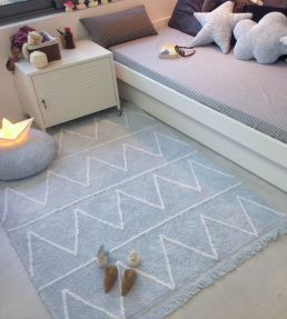 Hippy Rug by Lorena Canals Soft Blue