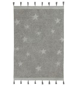 C-HI-ST-GREY-Hippy Stars-Rugs-Grey Grey