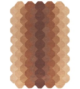 Asiatic Hive rug Rust HIVE120170RUST Rust