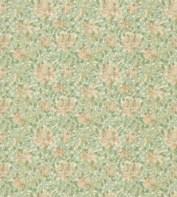 Honeysuckle Fabric by Morris & Co Artichoke/Plaster