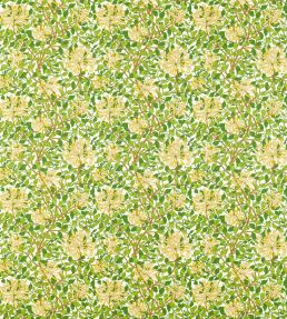 Honeysuckle Fabric by Morris & Co Cream/Chocolate