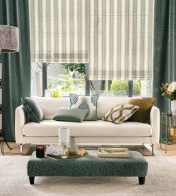 Houma Fabric by Camengo Vert De Gris