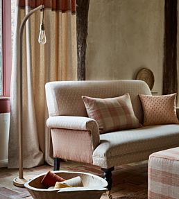 1485 Hemsby Check Fabric by Ian Mankin Court Grey