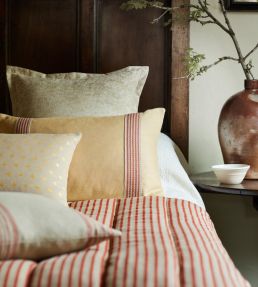 Laughton Fabric by Ian Mankin Russet