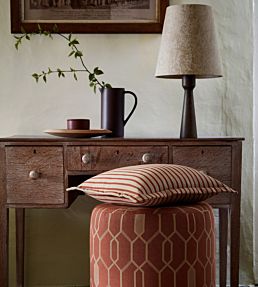 Methwold Fabric by Ian Mankin Russet
