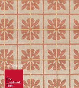 Peake's Check Fabric by Ian Mankin Russet
