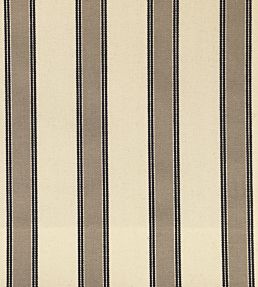 Blazer Stripe Fabric by Ian Mankin Putty/Black