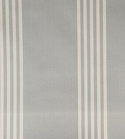 Oxford Stripe Fabric by Ian Mankin Grey