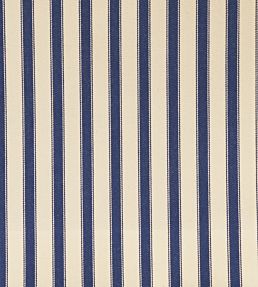 Ticking 2 Fabric by Ian Mankin Navy