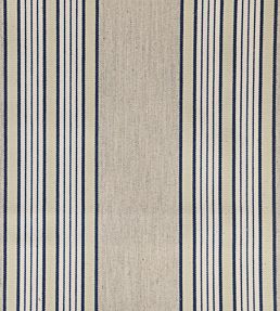 Vintage Stripe 1 Fabric by Ian Mankin Navy