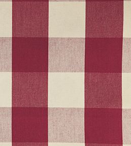Avon Check Fabric by Ian Mankin Peony