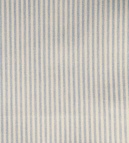 Candy Stripe Fabric by Ian Mankin Bluebell