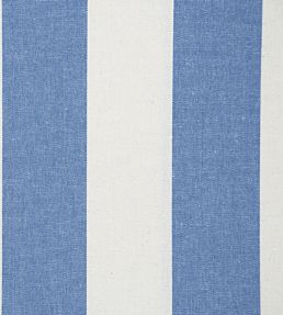 Devon Stripe Fabric by Ian Mankin Indigo
