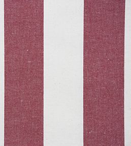 Devon Stripe Fabric by Ian Mankin Peony