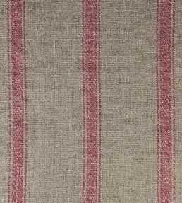 Angus Stripe Fabric by Ian Mankin Nordic Red