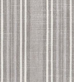 Jura Stripe Fabric by Ian Mankin Grey