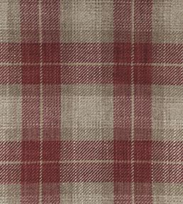 Kintyre Check Fabric by Ian Mankin Peony