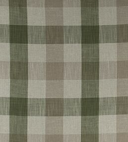 Oban Check Fabric by Ian Mankin Sage